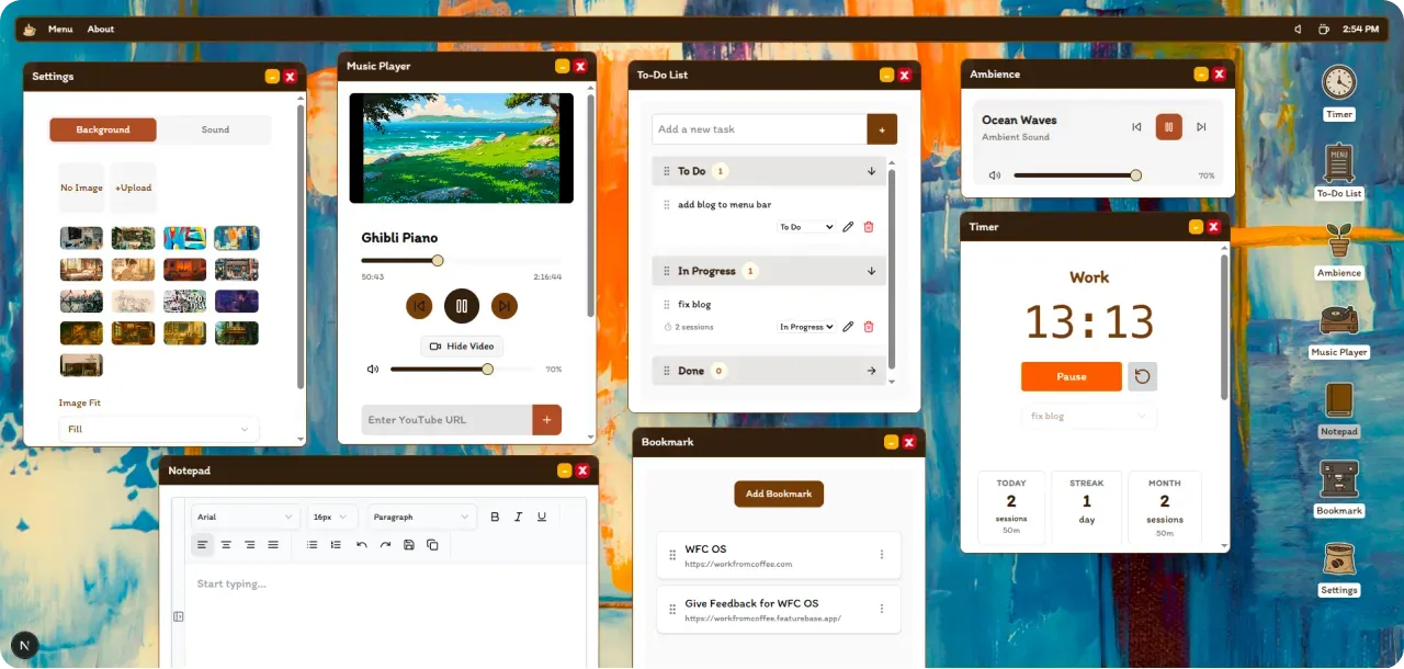 Work From Coffee OS: Revolutionizing Remote Work Productivity with Next.js 15
